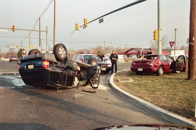 MVA flipper Route 1 North and Green Street.